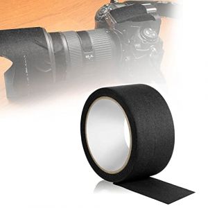 QUCUMER Ruban de Reliure Livre Adhésif, Ruban Adhésif en Tissu pour Photographie 50mm x 10m, Ruban pour Réparer Livre Anti-déchirure, Ruban Adhésif Réparation Livre, pour Bibliothèque Caméra, Noir (GEORGIOU-A, neuf)