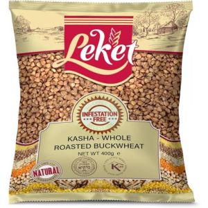 Leket Sarrasin Grillé 400g – Céréale Complète Premium pour Repas Sains & Savoureux – Rapide & Pratique, Casher, Riche en Protéines, Super-aliment Sans OGM (Tropgo, neuf)