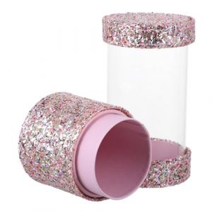 BELLIFFY Boîte De Rangement Pour Cosmétiques Boîte De Maquillage Porte-pinceaux À Paillettes Rangement De Bureau Étui De Beauté Portable (Hunation, neuf)