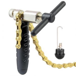 GmwyCzV Dérive Chaîne Vélo, Outil de Réparation de Chaîne de Vélo, Professionnel Pince Chaine Velo, Outil de Démontage et D'installation de Chaîne de Vélo, pour Vélos à 6-7-8-9-10-11-12 Vitesses (QIUZHENG, neuf)