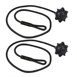2pcs Voiture Corde de Fixation, Cordon Plage Arriere Golf 6, Universelle Cordon pour &Eacute;tag&egrave;res, Clip Fixation Plage Arri&egrave;re Corde Coffre, pour Golf 4 5 6 MK5, MK6, GTI R20 (TuXingMeiLing, neuf)