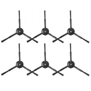 Brosse de Rechange 6 c&ocirc;t&eacute;s pour RoborockS4 S5 S50 S5 Max S6 S6 Pure/S7 S7 MaxV S7 Max Ultra S8 S8+ S8 Pro Ultra/E2 E3 E4 E5 E20 E25 E35/Q5 Q7 Q7Max Q8Max Q Revo Aspirateur (Youduoduo, neuf)