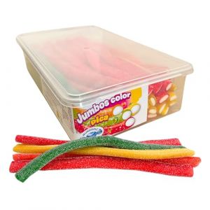 MUNDIDOLÇ Jumbos. Bonbons Acidulés. 30 Unités. Bonbons et Friandises. Bonbons Gélifiés Anniversaire et Halloween (Fruits Acidulés) (GOLOSINAS LM, neuf)