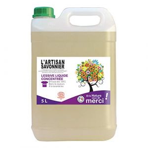 L'Artisan Savonnier Entretien - Lessive liquide concentrée Lavande 5L - unité (Ma Biotique, neuf)