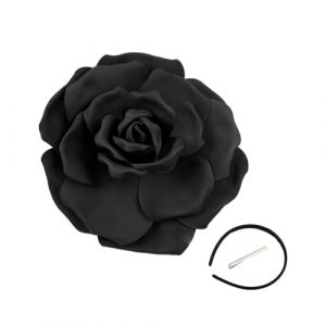 Ruarby Serre-t&ecirc;te bibi r&eacute;tro &agrave; fleurs pour soir&eacute;e et occasion sp&eacute;ciale, look vintage pour mariage, mari&eacute;e, accessoires de photographie, chapeau bibi pour femme (yuanshenortey, neuf)