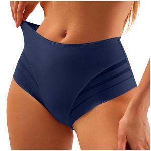 G&eacute;n&eacute;rique Culotte Gainante Femme Ventre Plat,Culotte Gainante Femme Ventre Plat Taille Haute Amincissante Invisible Culottes sans Couture Respirable Confortable Mesh Culottes Sculptantes (paEAI, neuf)