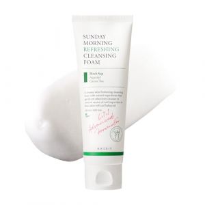 AXIS-Y Mousse Nettoyante Rafraîchissante Sunday Morning À La Sève De Bouleau Nettoyant Doux Pour Le Visage Hydratant Et Apaisant 4,06 Oz Liq. (Dans ma boutique, neuf)