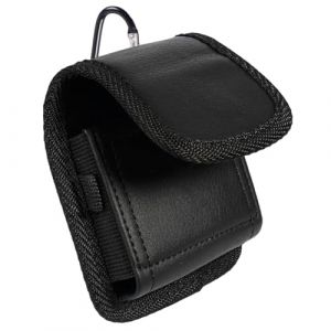 Tohrugue Ceinture Clip &Eacute;tui Cuir Universel,Sac de T&eacute;l&eacute;phone Portable,Pochette Ceinture Homme &Eacute;tui pour Samsung Galaxy Z Flip 5/Flip 4/Flip 3 (Style C,Noir) (FANLIFEI, neuf)