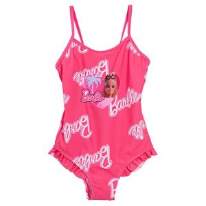 Barbie Filles Maillot de Bain Enfants Rose Maillot de Bain Une pi&egrave;ce Plage Piscine Maillots de Bain (Lora Dora, neuf)