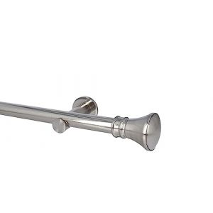 Sento 25mm Kit de Tringle à Rideau Metal, Modern, Acier Inoxydable PRYMA 240 cm (2x120cm) (sento-shop, neuf)