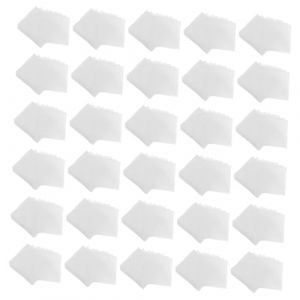 FRCOLOR 30 Lingettes Nettoyantes Pour Le Maquillage Carton Porte-tube Carton De Tube D'emballage Tenues De Voyage Oreiller Accessoire Filtre à Nouilles Tissu Non Tissé Blanche (Laners, neuf)