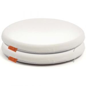 Coussin de Chaise 40x40 Lot de 2 – Mousse à Mémoire de Forme Confortable H3 – Galette de Chaise Carrée pour Intérieur & Jardin Extérieur – Coussins de Salon ou Salle à Manger – Couleur Beige Élégant (Eternal Market Ltd., neuf)