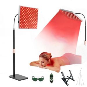 Lampe de luminoth&eacute;rapie rouge &agrave; 225 LED,660nm et 850nm,appareil de luminoth&eacute;rapie proche infrarouge pour tout le corps,le visage,le cou,le dos,les &eacute;paules,la taille et les genoux,soulageant la douleur (Kaismile, neuf)