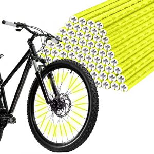 flintronic 48pcs R&eacute;flecteur de Rayon de V&eacute;lo, Tubes R&eacute;flecteurs pour Rayons de V&eacute;lo Visibilit&eacute; &agrave; 360&deg;, Color&eacute; R&eacute;flecteur de Roue de Bicyclette Rayons R&eacute;fl&eacute;chissants Tous Rayons de v&eacute;lo Standard (flintronic&reg;-eu, neuf)