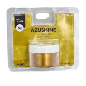 Azucren, Paillette Alimentaire, Paillette Alimentaire cocktail, Poudre Pailletée Comestible, Idéale pour la Décoration de Gâteaux, de Fondants, de Crème au Beurre, 5 Grammes. AZUSHINE (Doré) (FMC-Store, neuf)