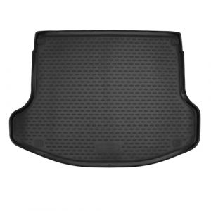 OMAC Bac de coffre de voiture compatible avec Hyundai i30 Fastback 2019-2021 | Tapis de coffre 3D Ajustement parfait Protection de coffre | Bord haut antid&eacute;rapant Tapis en caoutchouc noir (omacfrance, neuf)