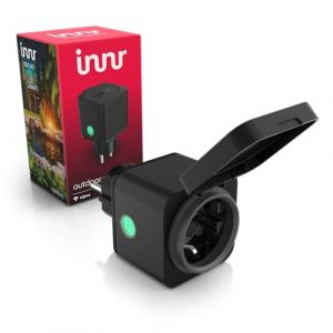 Innr Prise Connect&eacute;e Zigbee Ext&eacute;rieure, Fonctionne avec Hue* et Alexa, Outdoor Smart Plug, R&eacute;p&eacute;teur Zigbee, Prise Electrique Exterieure, IP54 &Eacute;tanche - 1 pi&egrave;ce (Innr Lighting, neuf)