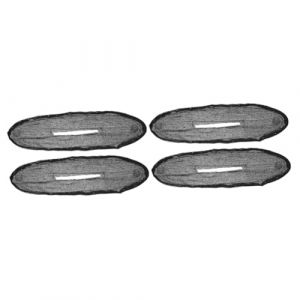 Healeved 4 Pièces En Maille Paresseux Accessoires Clips De Bigoudis Paresseux Cravate Chignon Brosse à Cheveux Chignon De Coiffure Français Outils De Coiffure En Tissu (Sonieg, neuf)