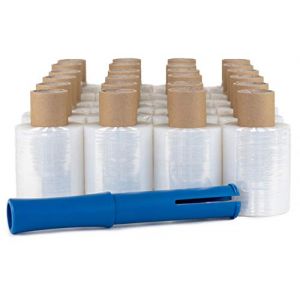 Viva Lot de 40 rouleaux de film d'emballage avec 1 d&eacute;vidoir Transparent 100 mm x 150 m (Amzteam-pro, neuf)