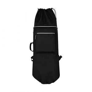 #N/A Sac à Dos de Skateboard avec 2 Poches résistant à l'eau, Sangles réglables, Sac à Main, étui de Transport Longboard pour débutants, Adolescents, Noir (mubenbeo, neuf)