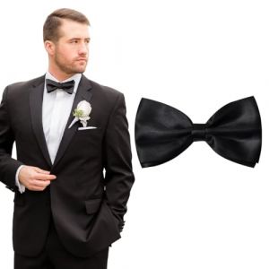 NœUds Papillon Homme, NœUd Papillon Classique Pré- Noué Pour Costume, Couleur unie Noeud papillon pour Noeud papillon pour enfants et hommes pour Mariage Fête (WANGNA STORE, neuf)