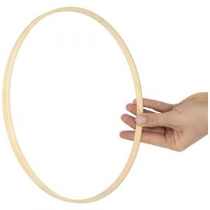 Lot de 5 anneaux en bambou pour bricolage mobile (40 cm, 5 pi&egrave;ces) (Eko Deko UG, neuf)
