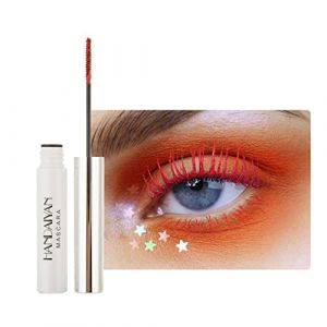 12 Colors Waterproof Mascara Non-Dizzy Long-Lasting Mascara Bleu Blanc Violet Vert Eyelash Eye Makeup (Qiaogeli, neuf)
