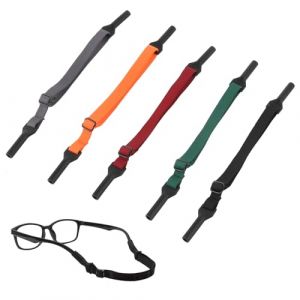 MXTIMWAN Cordons Elastiques Pour Lunettes, Sangles Lunettes Antid&eacute;rapantes R&eacute;glables, Cordon &agrave; Lunettes Elastique, Sport Nautique Corde &agrave; Lunette, pour Course &agrave; Pied, Randonn&eacute;e Enfant, Hommes, Femmes (maksimswin, neuf)