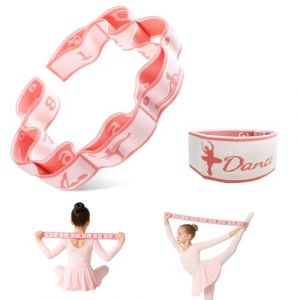 Bande de Resistance &Eacute;lastique Danse Enfant, Elastique Sport 8+1 Niveaux de Forces, Pour Entra&icirc;nement Danse Enfant (Fermer les Jambes, Contr&ocirc;le Corporel), pour Gymnastique, Yoga, Danse Latine (ALPHASS LOGISTICS LTD, neuf)