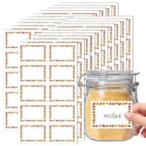 Lot de 200 &eacute;tiquettes autocollantes pour pots de confiture, 60 x 40 mm, &eacute;tiquettes autocollantes pour &eacute;tiqueter, pots de confiture, bocaux de confiture, bouteilles, sachets (200) (Handikraf, neuf)