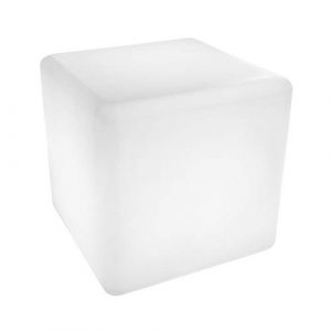 Cube lumineux LED 50cm, changement de lumi&egrave;re 16 couleurs, portable, livraison gratuite (la vida en led, neuf)