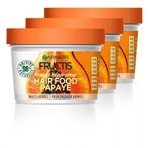 Garnier Fructis Masque Nourrissant Hair Food Papaye 390 ml - Lot de 3 (Eurocali, neuf)