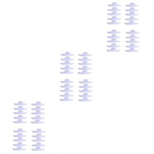 WRITWAA 3 Ensembles Autocollants Bateau Forme Rembourré Colliers Coussin Anti-transpiration Bateau Protège-collier Autocollant Tissu Non Tissé Blanche 20 Pièces * 3 (Saieli, neuf)