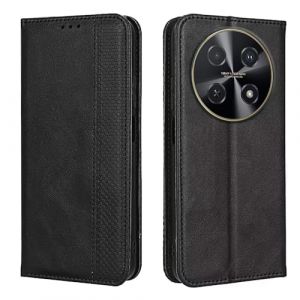 EASSGU Coque pour Honor Magic7 Lite 5G / Honor X9c (6.78" inches), Etui Flip Folio en Cuir PU avec Interrupteur Magn&eacute;tique, [3 Fentes pour Cartes] [1 Portefeuille] Housse - Le Noir (EASSGU, neuf)