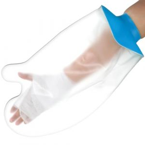 Ymapinc Protection de bras - Protection contre le plâtre - Étanche - Bras en plâtre - Pour adulte - Réutilisable - Gant de douche postopératoire - Doux et confortable - Protection bras en plâtre (Rain bower, neuf)