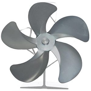 Abonda ventilateur silencieuse à 5 lames pour poêle à bois, ventilateur alimenté par la chaleur, fonctionnement silencieux pour poêle à bois/bûcher/cheminée (lames uniquement) (atrained, neuf)