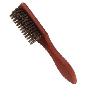 Zerodeko Brosse &agrave; Barbe R&eacute;tro en Bois et Nylon Poils Souples pour Rasage en Salon Coiffure et Entretien Barbe D&rsquo;Homme Outil Professionnel et Personnel pour Balayage et Coiffage (tracy Zhong, neuf)