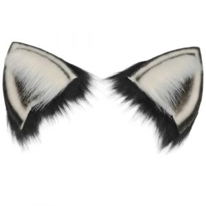 Serre-tête électrique rechargeable avec oreilles de loup pour Halloween, jeu de rôle, bandeau d'oreille de loup pour filles, maquillage et photographie (XCengzy, neuf)