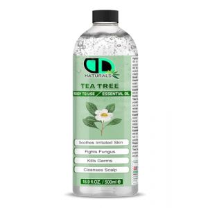 Huile essentielle d'arbre à thé prête à l'emploi | Aromathérapie naturelle | Antiseptique et antifongique | Traitement de l'acné et de la peau | Soin du cuir chevelu et des cheveux | 500 ml (DD TECK LTD, neuf)