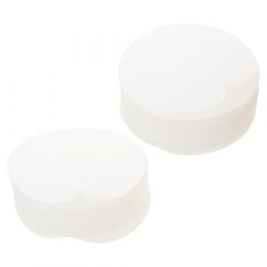 Healeved 100 Pi&egrave;ces feuille d'isolation pour perruque Extension de cheveux synth&eacute;tiques entretoise d'isolation thermique mod&egrave;les de bouclier rond mod&egrave;les de bouclier thermique Transparent (Sonieg, neuf)