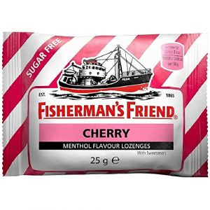 Fisherman?? Friend Cherry Menthol Lozenges with Sweeteners 25g - by Fishermans Friend (hello_health, neuf)