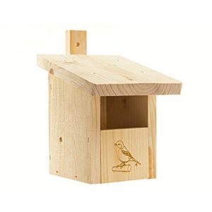 unzutreffend Nichoir pour mésanges, nichoir à mésanges, en bois naturel, résistant aux intempéries, nichoir pour mésanges, nichoirs pour oiseaux, demi-grotte, (Dacko-Wood Aneta Dacko, neuf)