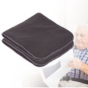 Insert de couche lavable pour adulte, 10 pi&egrave;ces 5 couches Doublure de couche lavable en tissu de charbon de bambou super absorbant pour femmes et hommes (Betued, neuf)