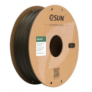 eSUN Filament PLA 1.75mm, ePLA-CF Filament PLA Chargé en Fibre de Carbone Précision Dimensionnelle +/- 0.03mm, Bobine de 1KG (2.2 LBS) pour 3D FDM Imprimantes,Marron (eSUN Official Store, neuf)
