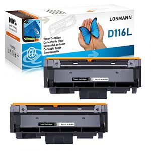Toner LOSMANN 2x noir compatible pour Samsung MLT-D116L pour SL Xpress M2835DW M2870FD M2870FW M2871FW M2875DW M2875FD M2875FW M2875ND M2876 M2885FW M2620D M2620ND M2625D M2625F M2625FN M2625N M2626 (LOSMANN, neuf)