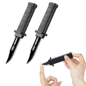 WXNPA Couteaux Télescopiques en Plastique, Faux Couteau Retractable, Couteau à Poignard Disparaissant, Poignards Disparaissants pour d'halloween Trucs de Magie Party, 2x (wangxinyudeouzhoudianpu, neuf)