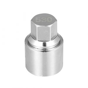 X AUTOHAUX 530 Cl&eacute; D&eacute;montage Serrure Douille &Eacute;crou Antivol de Roue Voiture pour VW Touareg Magotan Tiguan Phaet (Weisser Berg, neuf)