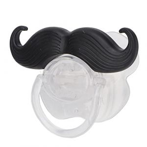 Sucettes Dr&ocirc;les pour b&eacute;b&eacute;, 3 Pi&egrave;ces Sucette Moustache de qualit&eacute; Alimentaire en Silicone Polypropyl&egrave;ne Sucette nouveau-n&eacute; Sucette Moustache Style Dr&ocirc;le Moustache S&ucirc;re nouveau-n&eacute; (Wenruil, neuf)