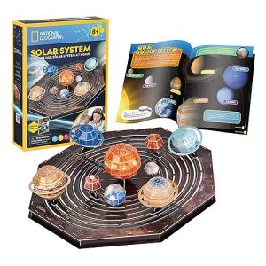 Systeme Solaire National Geographic - Puzzle 3D Enfant +8 Ans | Maquette À Monter Système Solaire 173 Pièces | Puzzle 3D Adulte | Facile A Assembler (Toytown Europe, neuf)