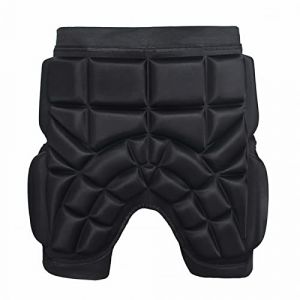 Short de Protection Rembourr&eacute; 3D EVA Prot&egrave;ge Fessier Cuisse Hanche Coccyx pour Enfant Adolescent Short de Protection Contre Les Chocs pour Roller Patinage Ski Snowboard V&eacute;lo Rugby (RUIXIAMUK, neuf)